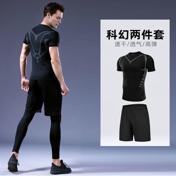 men's tracksuits tracksuit men sports suit gym fitness compression clothes running jogging 3pcs male sportwear exercise workout rashgua, Gray 
men's tracksuits tracksuit men sports suit gym fitness compression clothes running jogging 3pcs male sportwear exercise workout rashgua, Gray