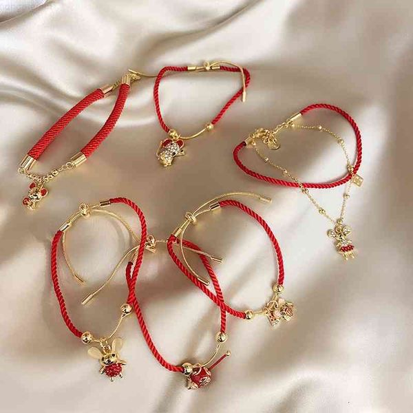 handmade rhinestone zodiac mouse cow adjustable bracelet for women girls birthday gifts gold chain fashion bangles jewelry, Red;brown
handmade rhinestone zodiac mouse cow adjustable bracelet for women girls birthday gifts gold chain fashion bangles jewelry, Red;brown