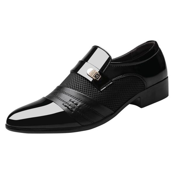 dress shoes fashion slip on men oxfords business classic leather men's suits yi89, Black
dress shoes fashion slip on men oxfords business classic leather men's suits yi89, Black