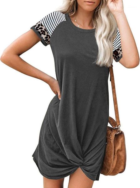 european and american spring summer women's clothing raglan leopard splicing short sleeve dress casual dresses, Black;gray
european and american spring summer women's clothing raglan leopard splicing short sleeve dress casual dresses, Black;gray
