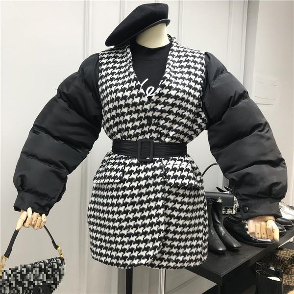 women's down & parkas z-zoux women patchwork color matching fake two winter jacket warm parka 2021 fashion vintage plaid coats, Black
women's down & parkas z-zoux women patchwork color matching fake two winter jacket warm parka 2021 fashion vintage plaid coats, Black