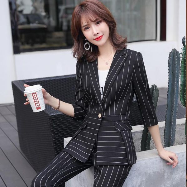 women's suits & blazers 2021 interview professional wear female suit el overalls tooling business formal jacket feminine blazer, White;black
women's suits & blazers 2021 interview professional wear female suit el overalls tooling business formal jacket feminine blazer, White;black