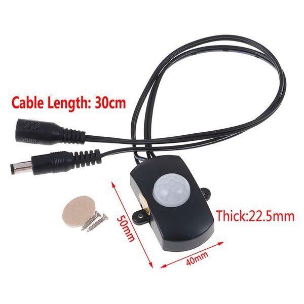 smart home control dc 5v 12v 24v 5a pir sensor switch mini infrared ir motion detector module for led strip light white/black
smart home control dc 5v 12v 24v 5a pir sensor switch mini infrared ir motion detector module for led strip light white/black