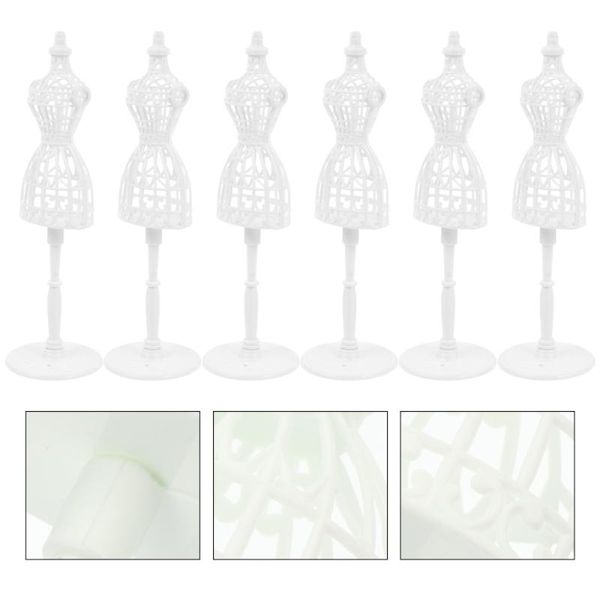 hangers & racks 6pcs mini mannequin model doll dress clothing stand hollow display support
hangers & racks 6pcs mini mannequin model doll dress clothing stand hollow display support