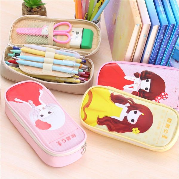 simple fresh sweet princess korean stationery pencil cases bagpencil box large capacity pu creative learning activities bags
simple fresh sweet princess korean stationery pencil cases bagpencil box large capacity pu creative learning activities bags
