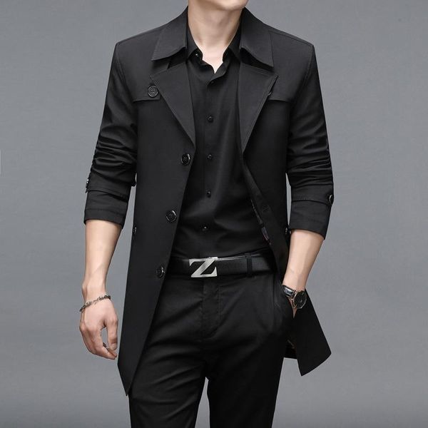 women's trench coats 2021 medium length windbreaker men's spring and autumn business casual wear suit collar fat big size coat, Tan;black
women's trench coats 2021 medium length windbreaker men's spring and autumn business casual wear suit collar fat big size coat, Tan;black