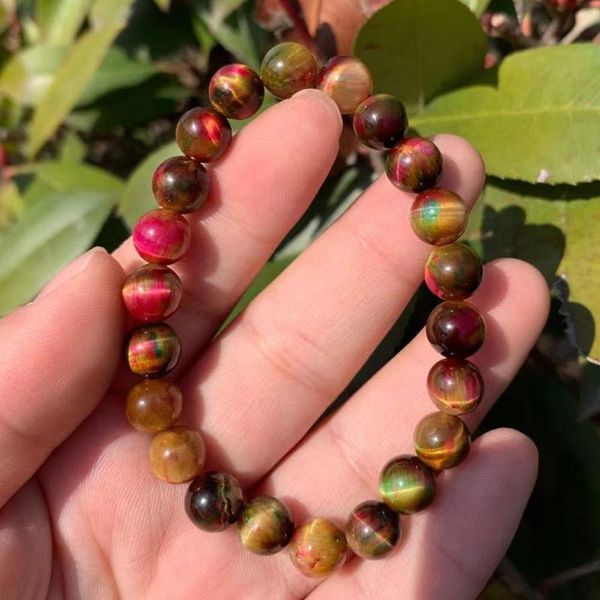 decorative objects & figurines 1pcs sell colorful tiger eye bracelet energy crystal stone hand catenary rare ore quartz for healing
decorative objects & figurines 1pcs sell colorful tiger eye bracelet energy crystal stone hand catenary rare ore quartz for healing