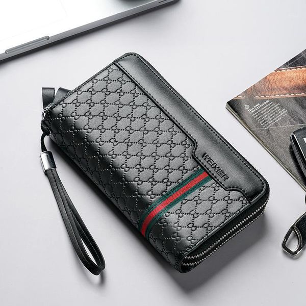 wallets leather men wallet luxury clutch bag brand designer women's casual business large capacity purse money clip1, Red;black
wallets leather men wallet luxury clutch bag brand designer women's casual business large capacity purse money clip1, Red;black