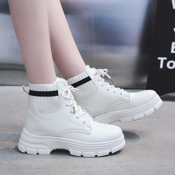 boots winter women's snow leather women warm thick plush waterproof female wedge suede non-slip lady shoes, Black
boots winter women's snow leather women warm thick plush waterproof female wedge suede non-slip lady shoes, Black