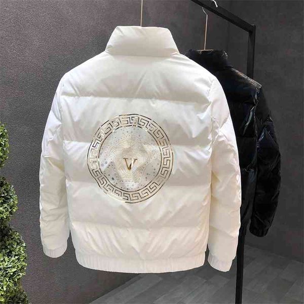 popular bright face down jacket men's fashion brand 2021 winter new white light short, Black
popular bright face down jacket men's fashion brand 2021 winter new white light short, Black