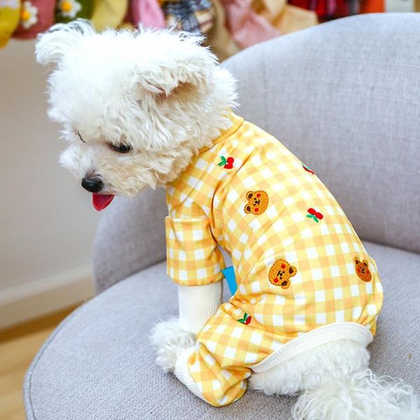 dog apparel cute plaid pet pajamas casual homewear clothes four-legged jumpsuit rompers air-conditioning bodysuit costumes
dog apparel cute plaid pet pajamas casual homewear clothes four-legged jumpsuit rompers air-conditioning bodysuit costumes