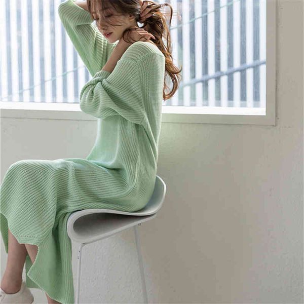 casual dresses lmq new autumn winter women v-neck loose sweater dress female chic knitted straight colorful long sweater dress bod, Black;gray
casual dresses lmq new autumn winter women v-neck loose sweater dress female chic knitted straight colorful long sweater dress bod, Black;gray