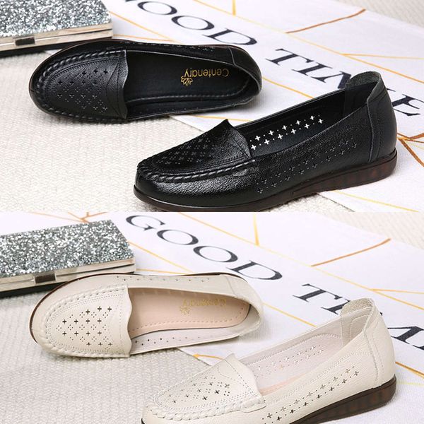 Casual shoes 2021 summer new style breathable women's single flat bottom leisure zoaokong mother's Doudou Centennial 2400 M993, Black 
Casual shoes 2021 summer new style breathable women's single flat bottom leisure zoaokong mother's Doudou Centennial 2400 M993, Black
