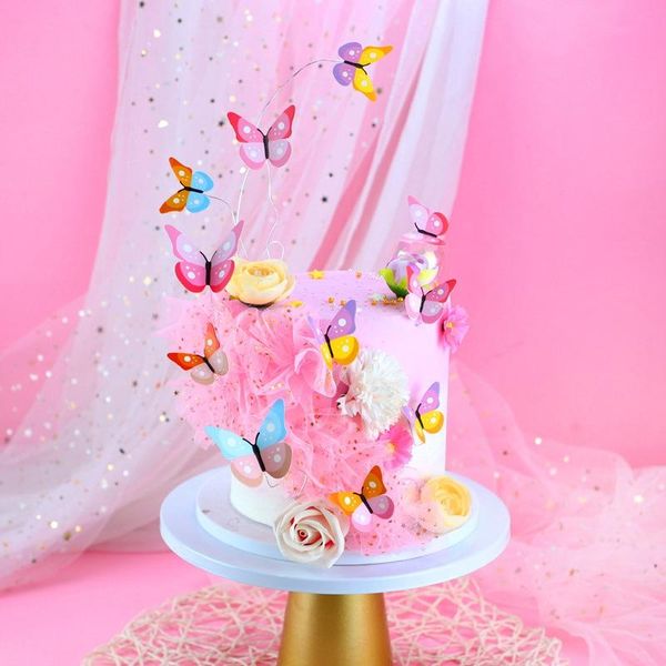 baking decoration pink color bronzing butterfly material kit diy cake accessories girl's favor birthday wedding proposal party other fe
baking decoration pink color bronzing butterfly material kit diy cake accessories girl's favor birthday wedding proposal party other fe