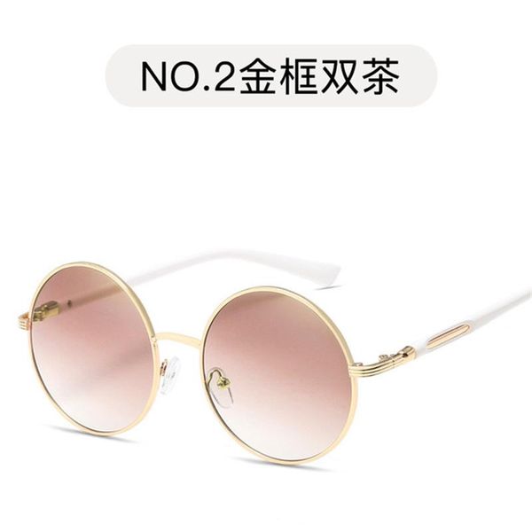 sunglasses lady glasses retro trend fashion round mirror anti-uv sunshade, White;black
sunglasses lady glasses retro trend fashion round mirror anti-uv sunshade, White;black