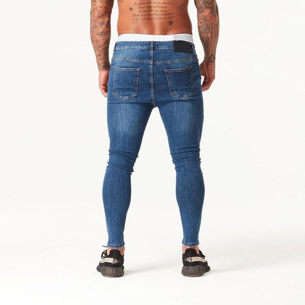 men's jeans melody spray on men streetwear mens destroyed ripped design pencil pants ankle skinny full length, Blue
men's jeans melody spray on men streetwear mens destroyed ripped design pencil pants ankle skinny full length, Blue