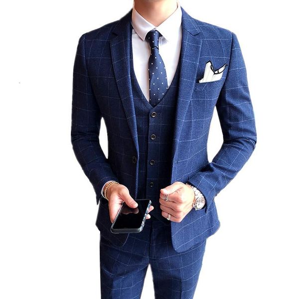 pieces set suit pants vest / 2021 fashion men's casual boutique business plaid jacket blazers coat trousers waistcoat suits &, White;black
pieces set suit pants vest / 2021 fashion men's casual boutique business plaid jacket blazers coat trousers waistcoat suits &, White;black