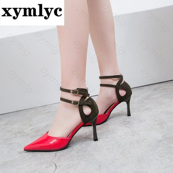 ankle leather strap women pumps high heels pointed toe wedding party stiletto woman shoes 9cm chaussure femme dress, Black
ankle leather strap women pumps high heels pointed toe wedding party stiletto woman shoes 9cm chaussure femme dress, Black