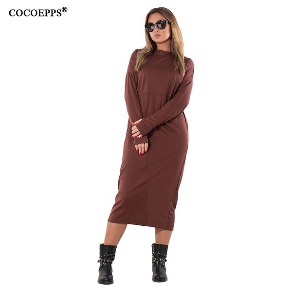 casual dresses 2021 autumn winter big size women dress long sleeve loose plus maxi 6xl female party 5xl, Black;gray
casual dresses 2021 autumn winter big size women dress long sleeve loose plus maxi 6xl female party 5xl, Black;gray