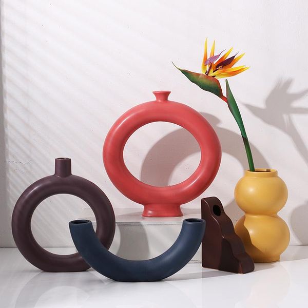 nordic art colour ceramic vase decoration home decor modern small living room flower arrangement accessorie vases
nordic art colour ceramic vase decoration home decor modern small living room flower arrangement accessorie vases