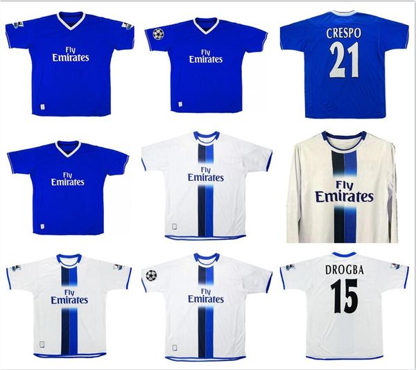 03 04 05 lampard hasselbaink retro soccer jerseys vintage 2003 2004 2005 drogba veron crespo football shirt terry maillot de foot, Black;yellow
03 04 05 lampard hasselbaink retro soccer jerseys vintage 2003 2004 2005 drogba veron crespo football shirt terry maillot de foot, Black;yellow