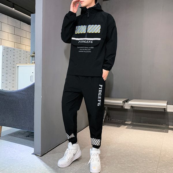 men's semi zipper sweater 2021 new handsome with a set of korean fashion casual sports coat, Gray
men's semi zipper sweater 2021 new handsome with a set of korean fashion casual sports coat, Gray