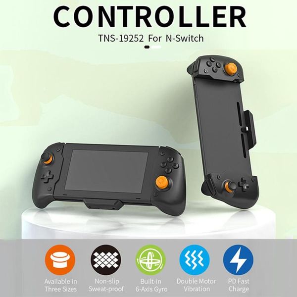 wireless game controller type-c ergonomic gamepad joypad for switch ns(no battery) portable players
wireless game controller type-c ergonomic gamepad joypad for switch ns(no battery) portable players