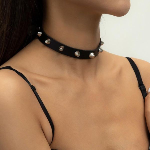 chains rivet necklace lady geometric necklaces exaggerated punk creative fashion clavicle chain personality charms zinc alloy collares, Silver
chains rivet necklace lady geometric necklaces exaggerated punk creative fashion clavicle chain personality charms zinc alloy collares, Silver