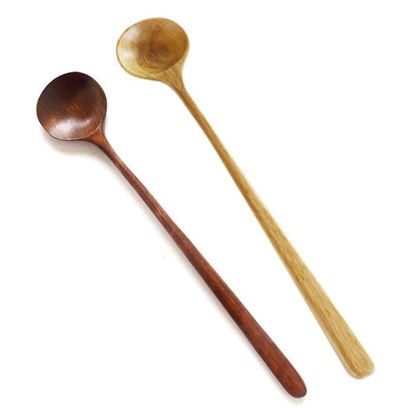 spoons 4pcs long wooden korean style natural wood handle round for soup cooking mixing stirr
spoons 4pcs long wooden korean style natural wood handle round for soup cooking mixing stirr