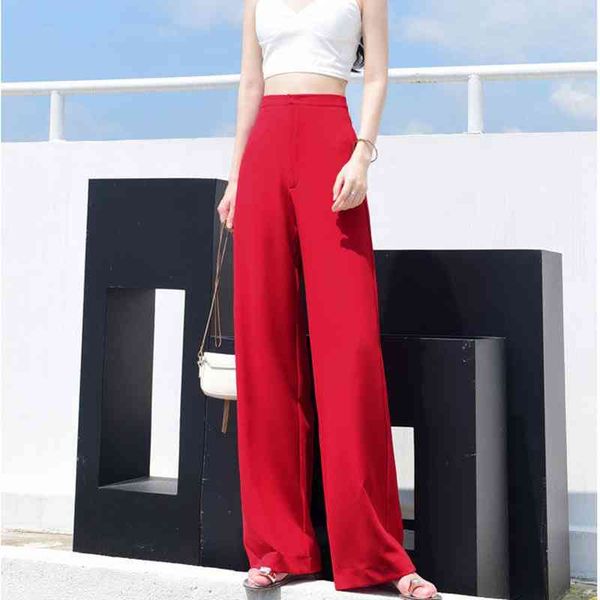 capris women's high waist wide leg pants, casual slacks, temperament, straight body tight, spring and summer, in 2021, Black;white
capris women's high waist wide leg pants, casual slacks, temperament, straight body tight, spring and summer, in 2021, Black;white