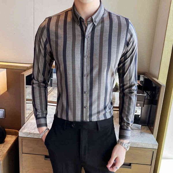 men's casual shirts vintage striped shirts for men, casual, fashionable long-sleeve social with slim cuts, businessmen, . v142, White;black
men's casual shirts vintage striped shirts for men, casual, fashionable long-sleeve social with slim cuts, businessmen, . v142, White;black