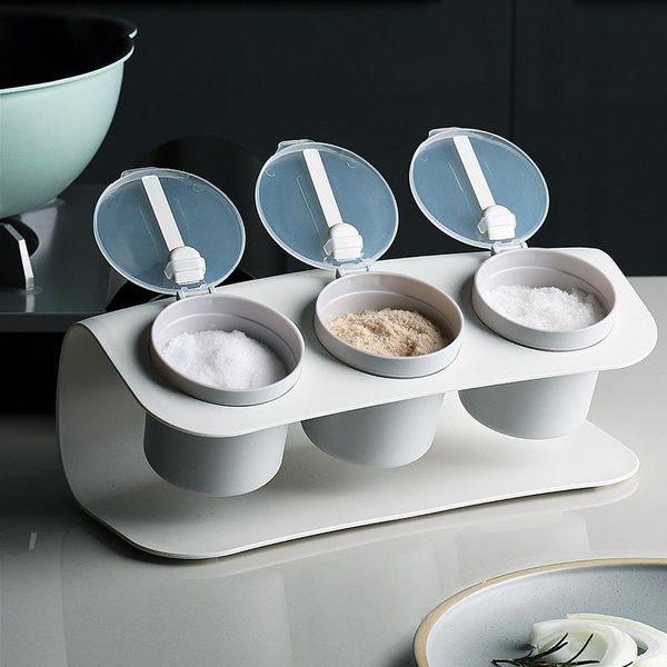 storage bottles & jars kitchen seasoning box plastic jar set household msg salt tank
storage bottles & jars kitchen seasoning box plastic jar set household msg salt tank