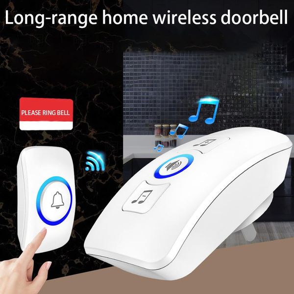 wireless doorbell waterproof door bell chime kit alarm for home at 150 square meters range operating with 32 melodies doorbells
wireless doorbell waterproof door bell chime kit alarm for home at 150 square meters range operating with 32 melodies doorbells
