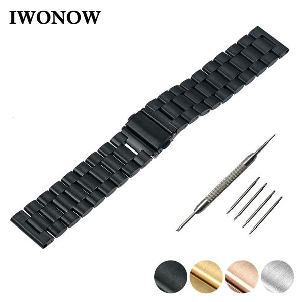 watch bands stainless steel band 22mm for ticwatch 1 46mm folding clasp strap wrist belt bracelet black silver + spring bar tool, Black;brown
watch bands stainless steel band 22mm for ticwatch 1 46mm folding clasp strap wrist belt bracelet black silver + spring bar tool, Black;brown