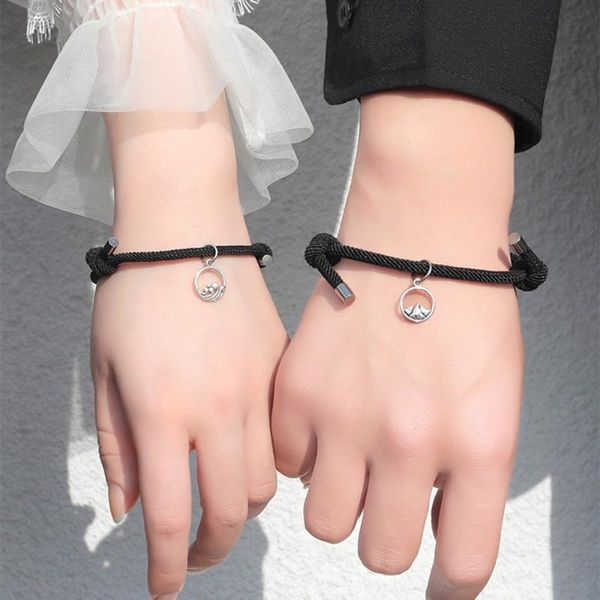 charm bracelets 2pcs couple bracelet for women men love friendship braided distance magnetic fashion lovers jewelry, Golden;silver
charm bracelets 2pcs couple bracelet for women men love friendship braided distance magnetic fashion lovers jewelry, Golden;silver