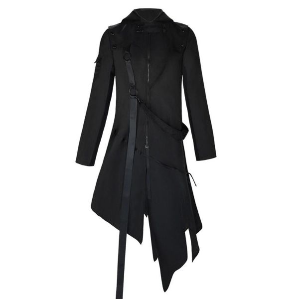 men's trench coats gothic chic windbreakers costume men 2021 halloween cosplay casual solid color black zipper hooded collar unique man, Tan;black
men's trench coats gothic chic windbreakers costume men 2021 halloween cosplay casual solid color black zipper hooded collar unique man, Tan;black