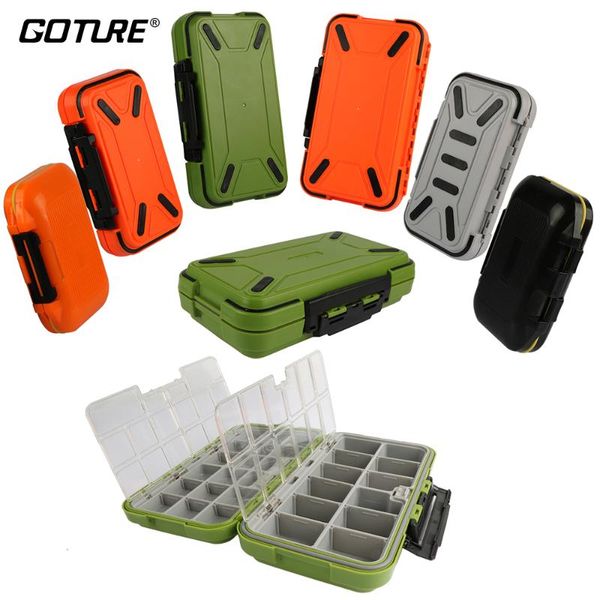goture lure fishing tackle box size s m l hard plastic boxes for baits or carp accessories
goture lure fishing tackle box size s m l hard plastic boxes for baits or carp accessories