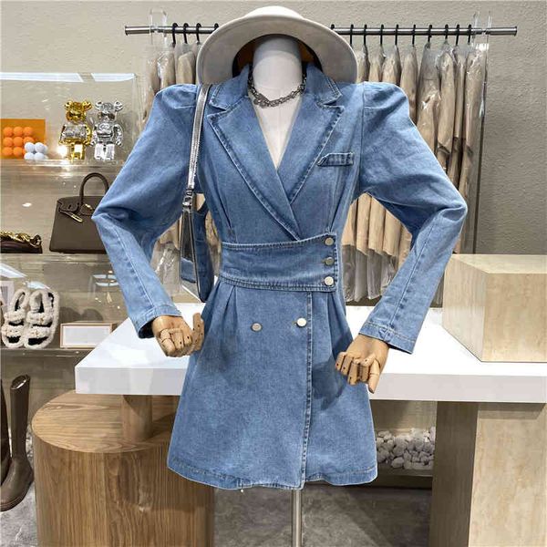 dress niche design: bubble sleeve collar on waist. side skirt. buckles. stamp belt denim dress., Black;gray
dress niche design: bubble sleeve collar on waist. side skirt. buckles. stamp belt denim dress., Black;gray