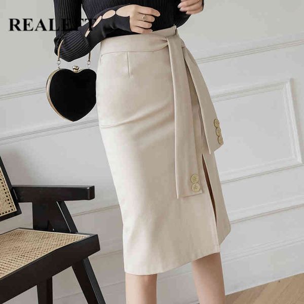 spring summer formal women midi wrap skirts sashes button high waist front split office lady pencil 210428, Black
spring summer formal women midi wrap skirts sashes button high waist front split office lady pencil 210428, Black