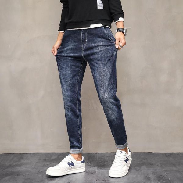 men's jeans men male trousers cozy daily casual korean style fashion denim classic stretch regular fit, Blue
men's jeans men male trousers cozy daily casual korean style fashion denim classic stretch regular fit, Blue
