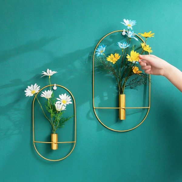 other home decor light luxury wrought iron golden metal geometric small vase wall decoration for modern hanging
other home decor light luxury wrought iron golden metal geometric small vase wall decoration for modern hanging