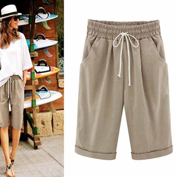 women's pants & capris 2021 fashion summer five-pants thin section loose solid color wild casual ten options, Black;white
women's pants & capris 2021 fashion summer five-pants thin section loose solid color wild casual ten options, Black;white
