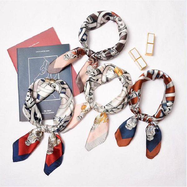 scarves 60cm chain tassel print women twill silk scarf decorate small square fashion hijab headband neck tie, Blue;gray
scarves 60cm chain tassel print women twill silk scarf decorate small square fashion hijab headband neck tie, Blue;gray