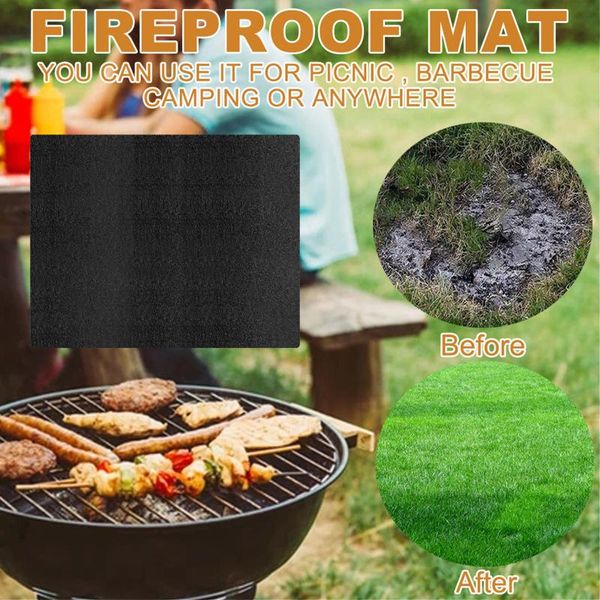tools & accessories black bbq grill fireproof mat heat resistant can prevent high temperature from damaging the lawn camping tool reusable
tools & accessories black bbq grill fireproof mat heat resistant can prevent high temperature from damaging the lawn camping tool reusable