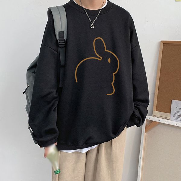 women's sweatshirt kawaii cartoon print plus size female casual pullover o-neck spring autumn couple sweatshirts 210524, Black
women's sweatshirt kawaii cartoon print plus size female casual pullover o-neck spring autumn couple sweatshirts 210524, Black