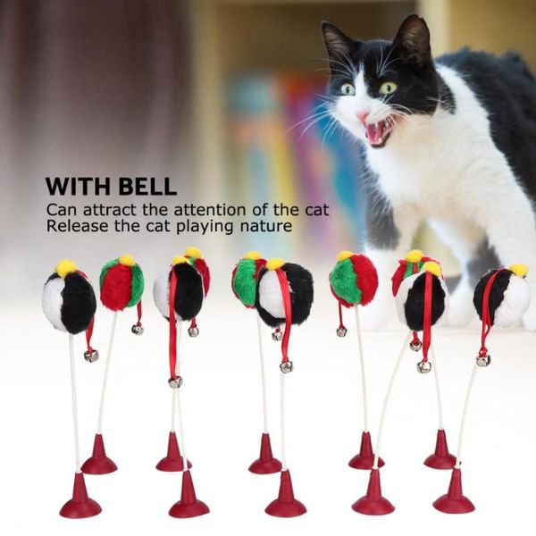 pet cat tumbler plush ball toy with suction cup bell funny teaser stick interactive training toys
pet cat tumbler plush ball toy with suction cup bell funny teaser stick interactive training toys