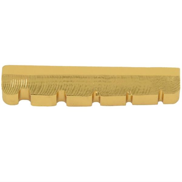 golf training aids 5 string slotted brass gold palted electric bass guitar bridge nut 45.2*6*8/8.9mm
golf training aids 5 string slotted brass gold palted electric bass guitar bridge nut 45.2*6*8/8.9mm