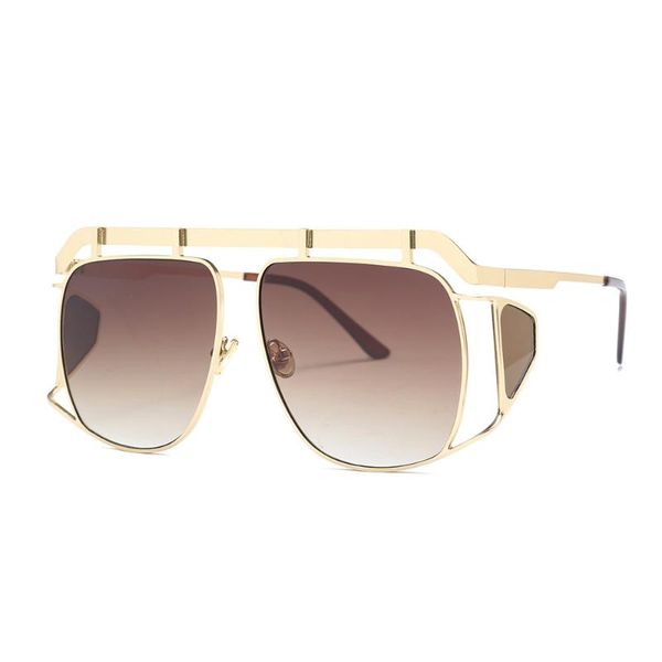sunglasses fashion oversized women designer square metal vintage sun glasses uv400 shades eyewear, White;black
sunglasses fashion oversized women designer square metal vintage sun glasses uv400 shades eyewear, White;black