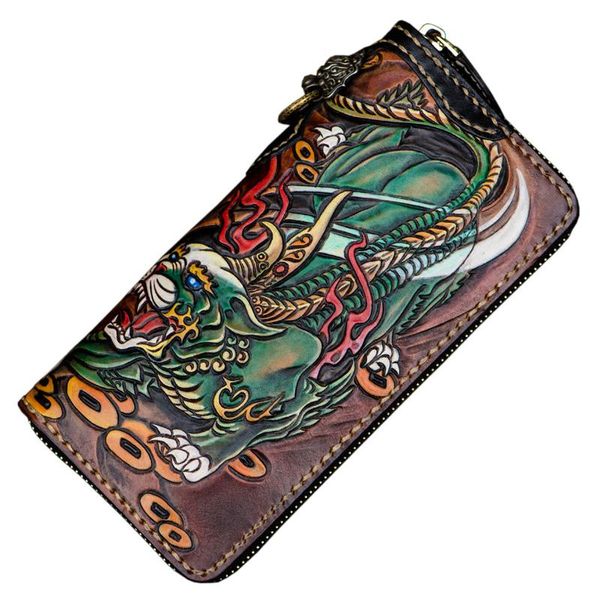 wallets handmade personal tailor men genuine leather carving brave troops purses women clutch vegetable tanned wallet, Red;black
wallets handmade personal tailor men genuine leather carving brave troops purses women clutch vegetable tanned wallet, Red;black