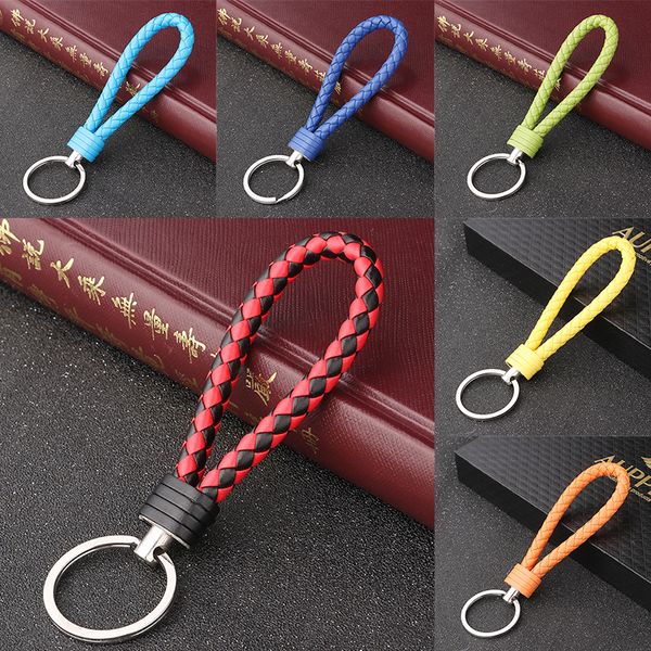 fashion handmade metal leather braided rope wall pants keychain diy pendant key chain car key ring men women friends accessories, Silver
fashion handmade metal leather braided rope wall pants keychain diy pendant key chain car key ring men women friends accessories, Silver
